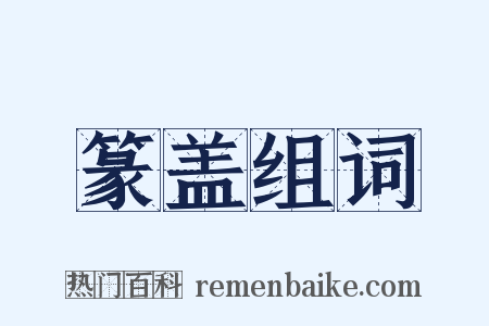 篆盖组词是什么意思的图片